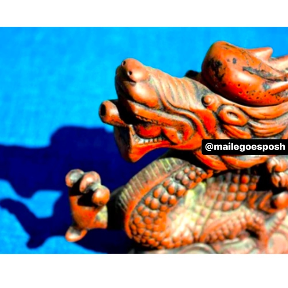 Art Photograph Print of Chinese Dragon Teapot 8X10” photo Father Dad China gift